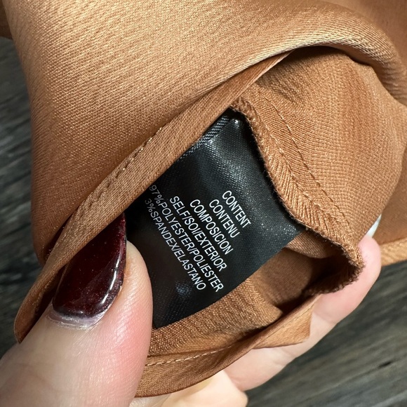 Wayf Women's Mocha Brown Blouse - Picture 8 of 8